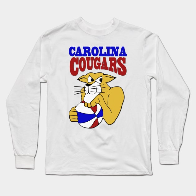 DEFUNCT - CAROLINA COUGARS Long Sleeve T-Shirt by LocalZonly